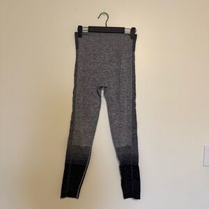 Gray High Waisted Workout Leggings